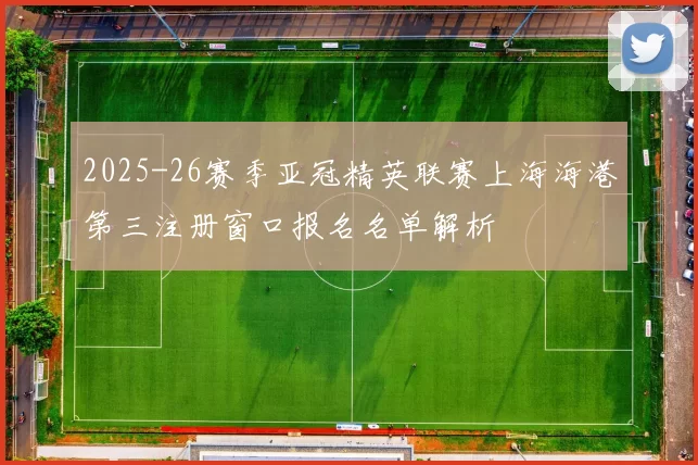 2025-26赛季亚冠精英联赛上海海港第三注册窗口报名名单解析